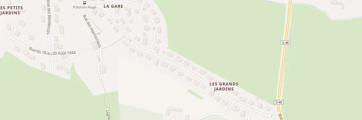 Plan du 3 Rue de la Mairie à Putot-en-Auge