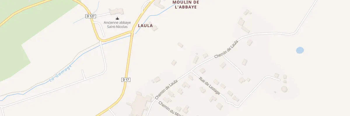 Plan du 3 Che de Laula à Blasimon