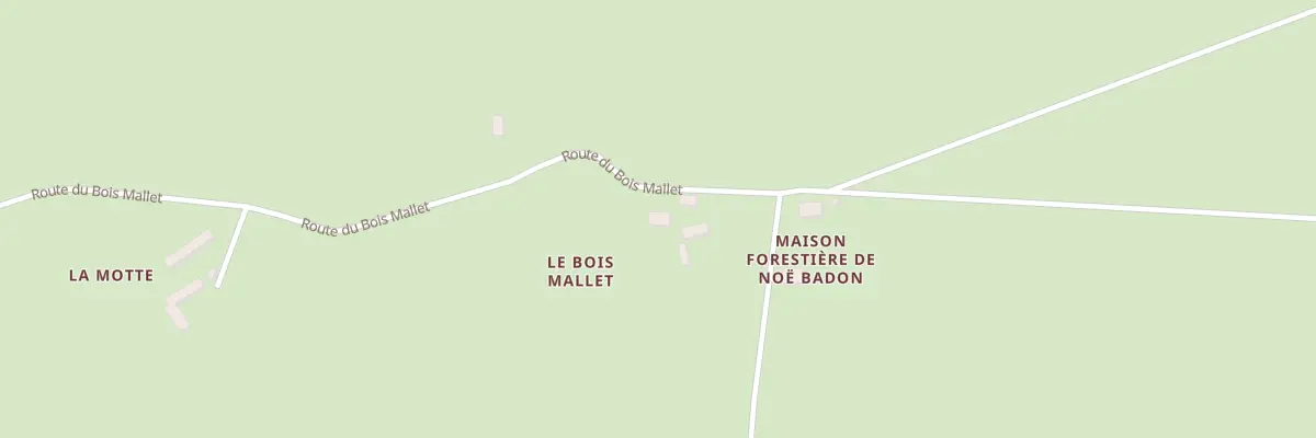 Plan du 65 Le Bois Mallet à Rouperroux