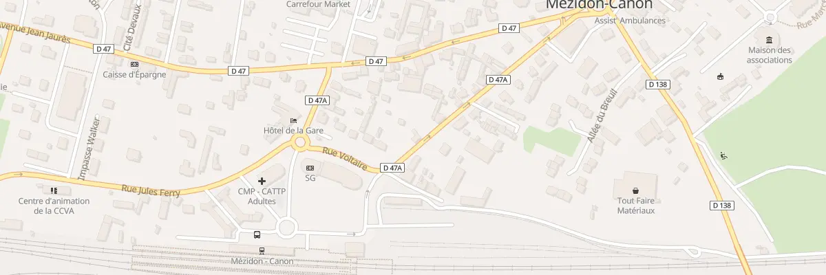 Plan du 18 Rue Louis Armand à Mézidon Vallée d’Auge