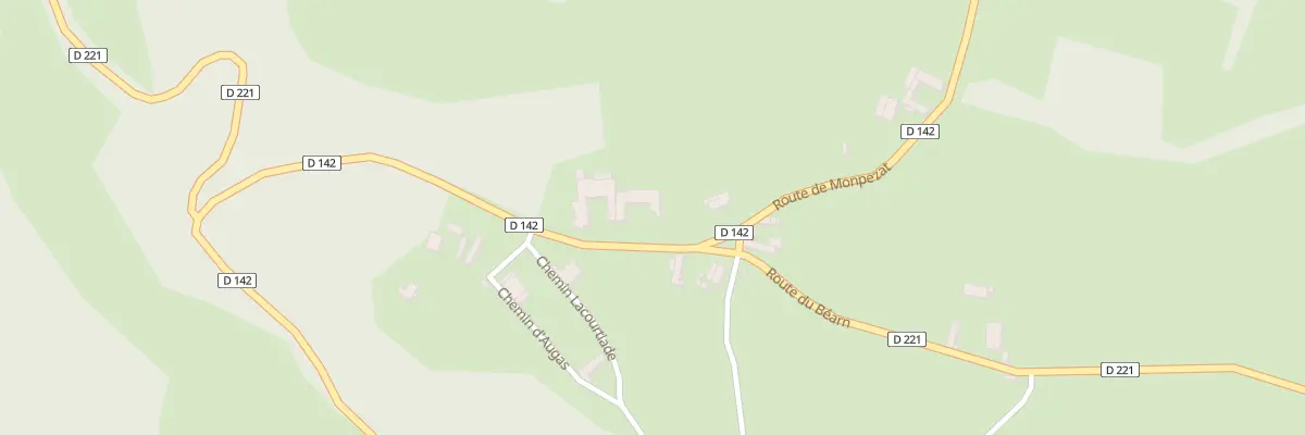 Plan du 20 Rte du Bearn à Moncaup
