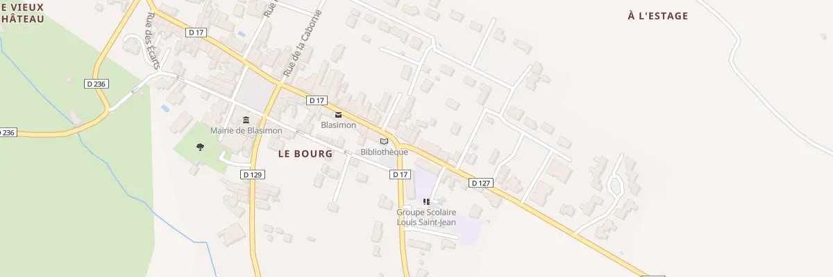 Plan du 9 Rue Jacques Perier à Blasimon