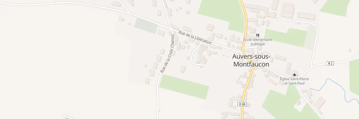 Plan du 5041A Le Bourg à Auvers-sous-Montfaucon