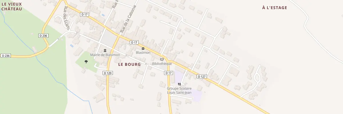 Plan du 5 Rue Jacques Perier à Blasimon
