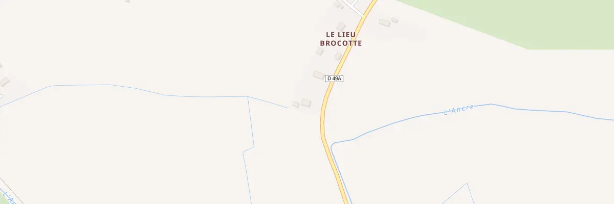 Plan du 1930 Che d’Angoville à Cricqueville-en-Auge