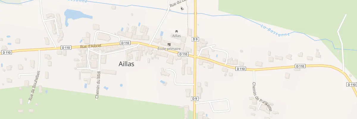 Plan du 11 Aillas Le Grand à Aillas