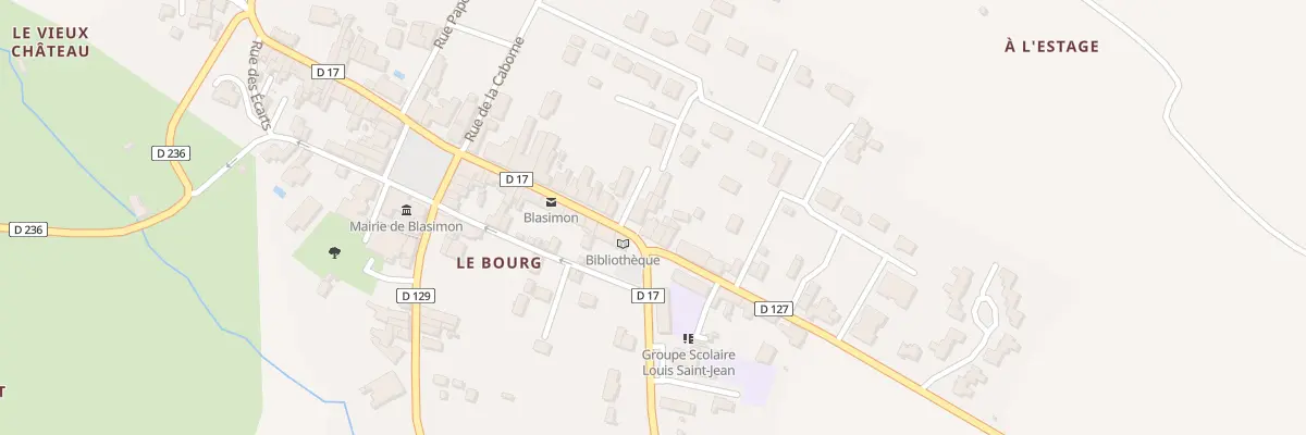 Plan du 3 Rue Jacques Perier à Blasimon