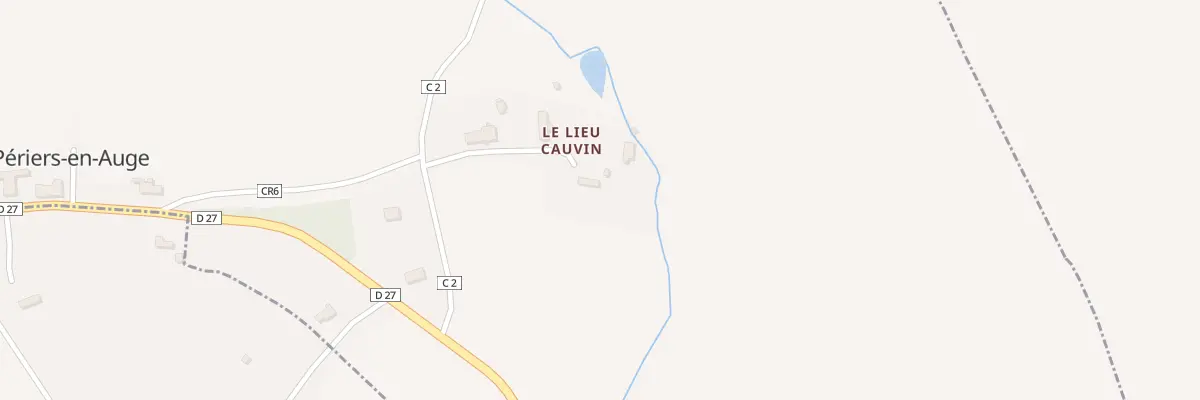 Plan du 779 Che de la Goderie à Périers-en-Auge