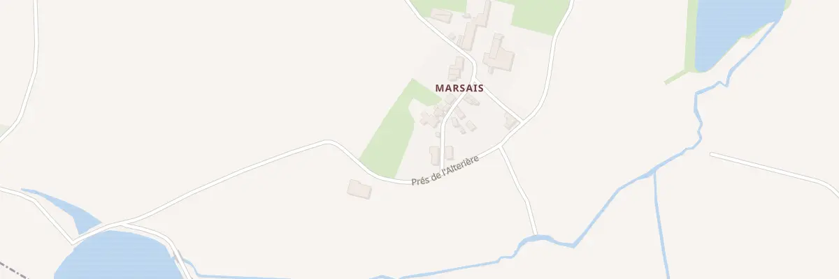 Plan du 11 Marsais à Thénezay