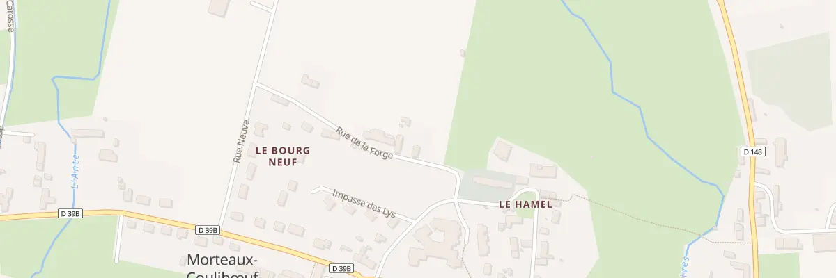 Plan du 11 Rue de la Forge à Morteaux-Coulibœuf