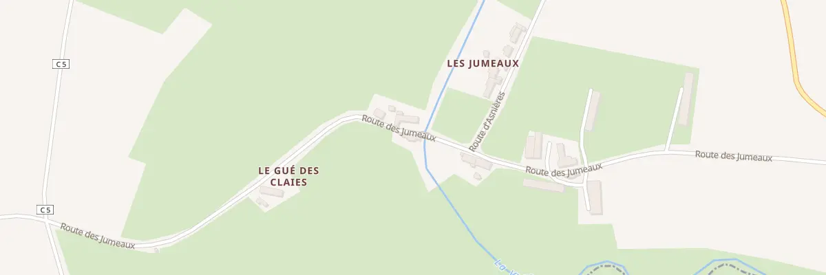 Plan du 3 Rte des Jumeaux à Tennie