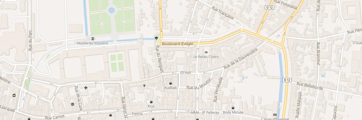 Plan du 10 Bd d’Alger à La Flèche