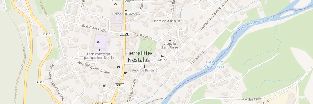 Plan du 1 Rue Bossuet à Pierrefitte-Nestalas