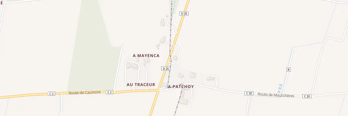 Plan du 5055 A Marcadet à Sarragachies