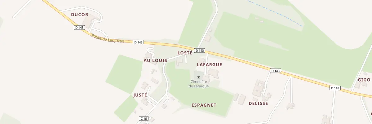Plan du 5048 A Loste à Caupenne-d’Armagnac
