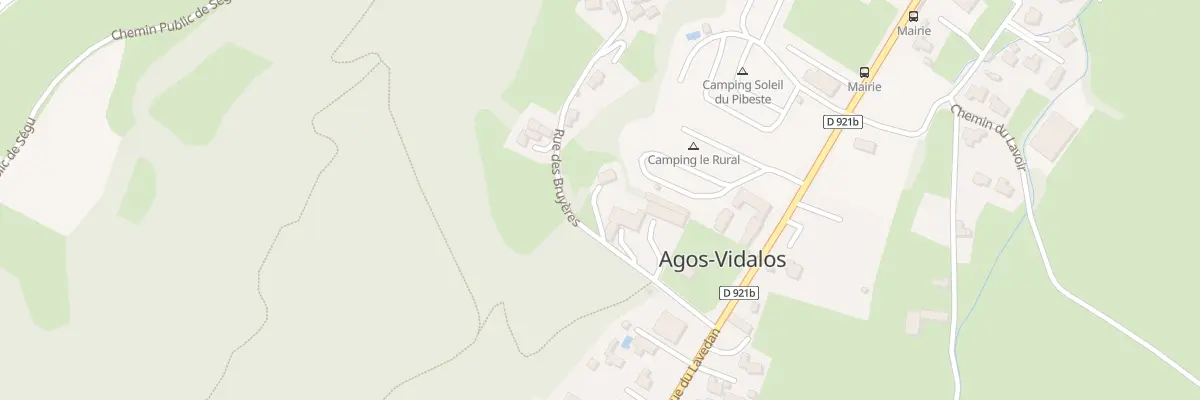 Plan du 5200 Rue des Bruyères à Agos-Vidalos