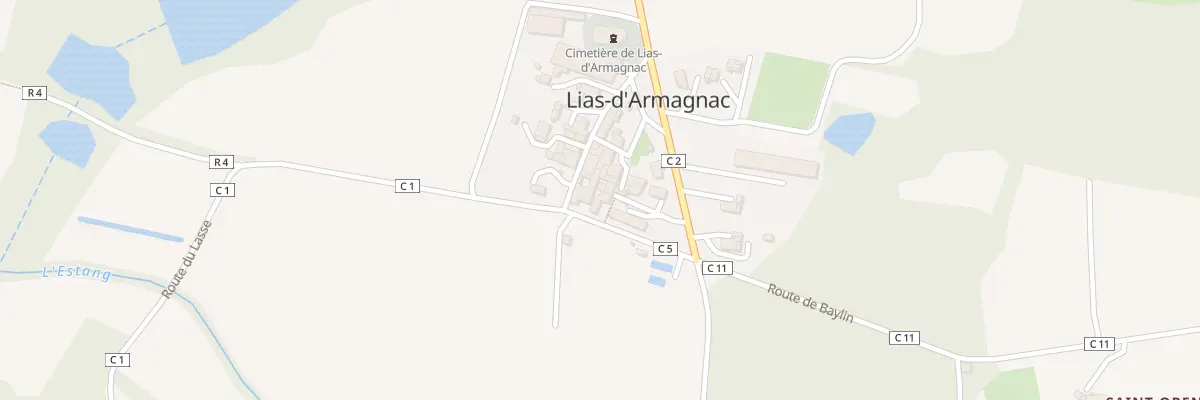 Plan du 5063 Au Bourg à Lias-d’Armagnac