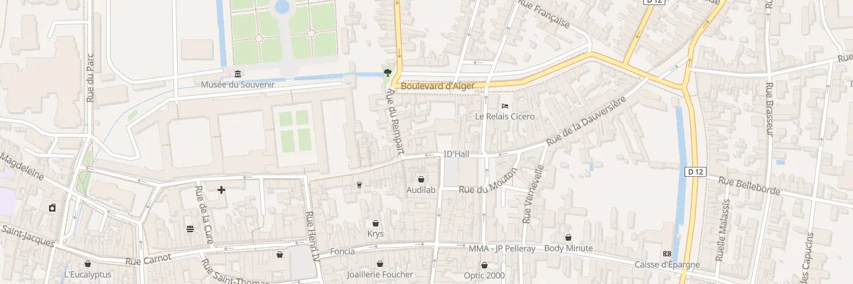 Plan du 6 Rue du Collège à La Flèche
