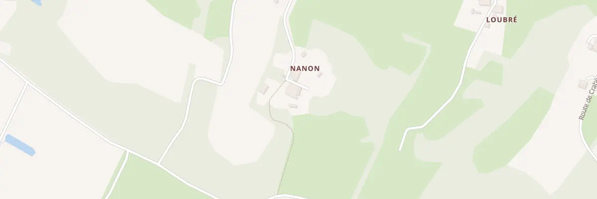 Plan du 5136 Nanon à Panjas