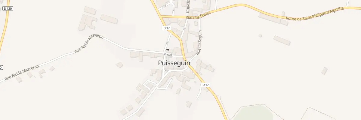 Plan du 158 Le Bourg de Puisseguin à Puisseguin