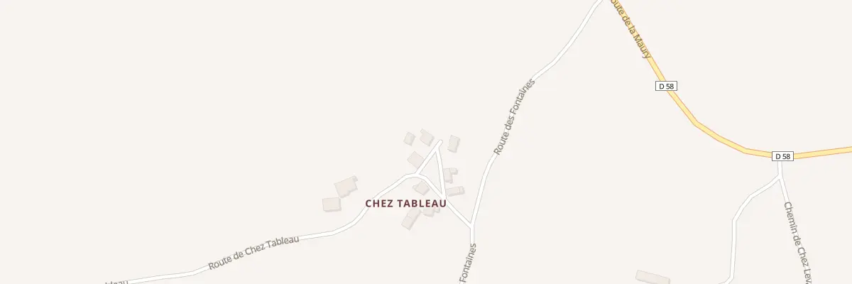 Plan du 5099 Chez Tableau à Challignac