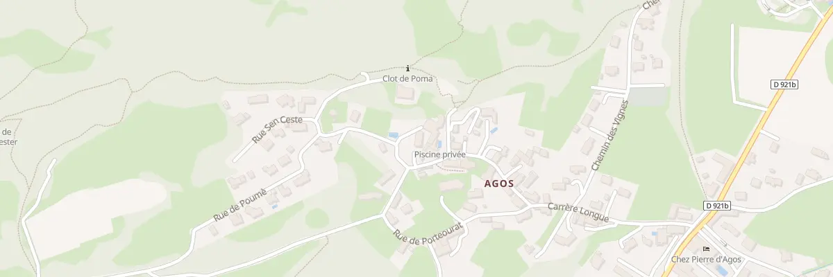 Plan du 6 Che de Catibère à Agos-Vidalos