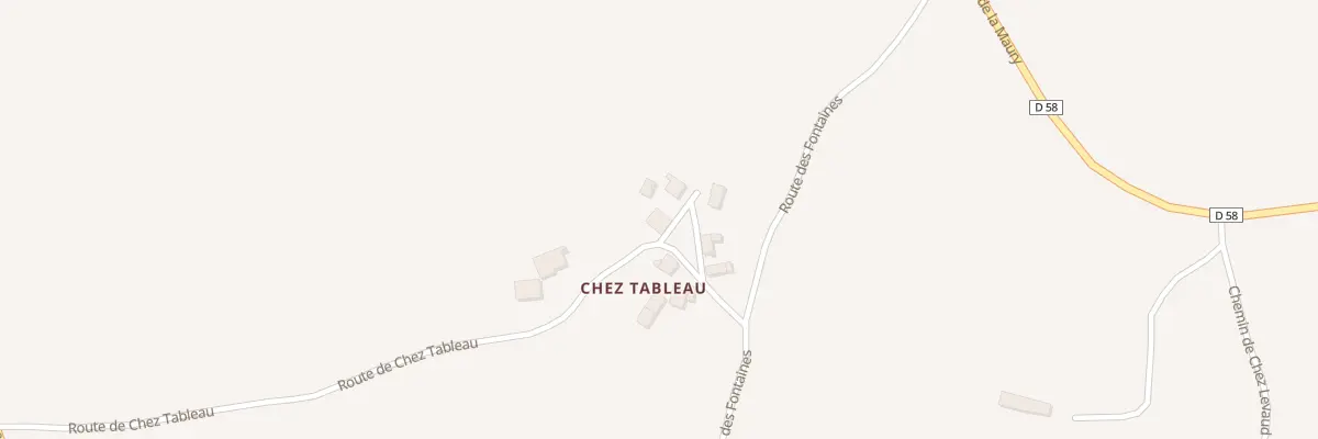 Plan du 1 Che des Mésanges à Challignac
