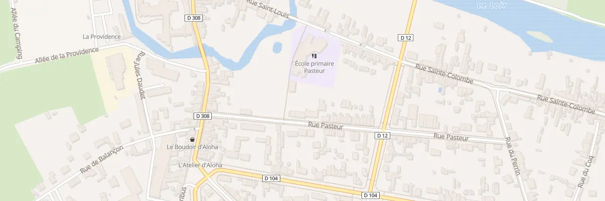 Plan du 17 Rue Pasteur à La Flèche