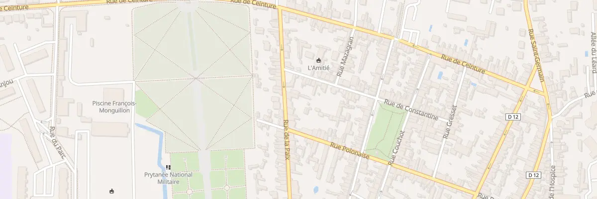 Plan du 46 Rue de la Paix à La Flèche