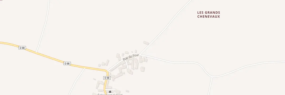 Plan du 5091 Le Bourg à Lupsault