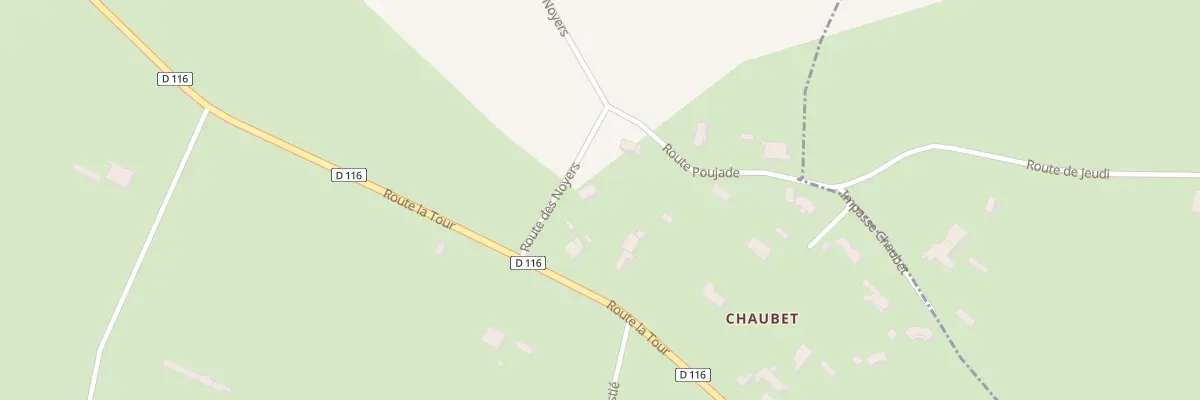 Plan du 9005 Chaubet à Pondaurat