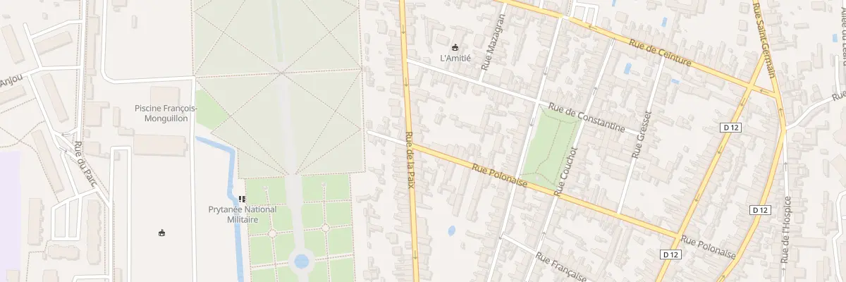 Plan du 38 Rue de la Paix à La Flèche