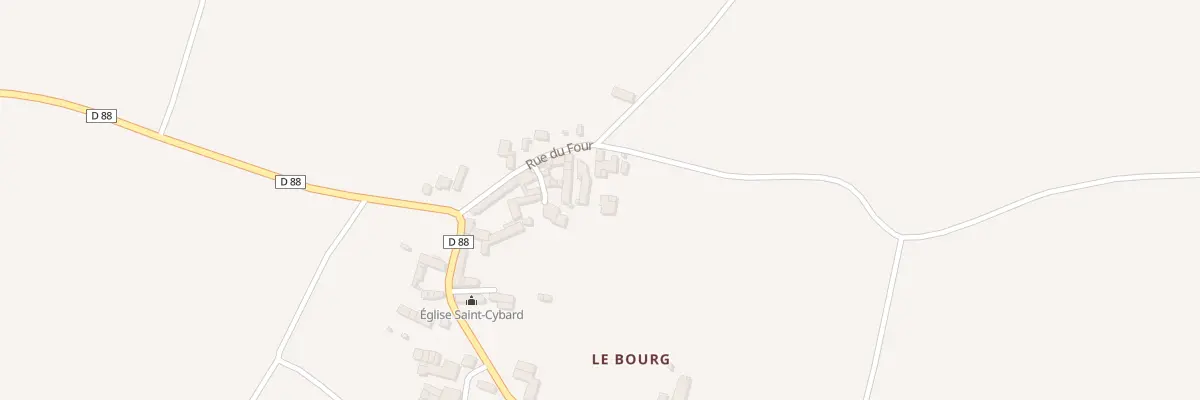 Plan du 11 Rue du Four à Lupsault
