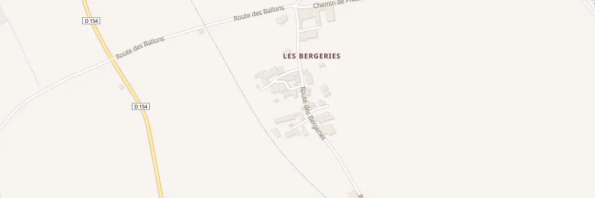 Plan du 72 Rte des Bergeries à Angeac-Charente
