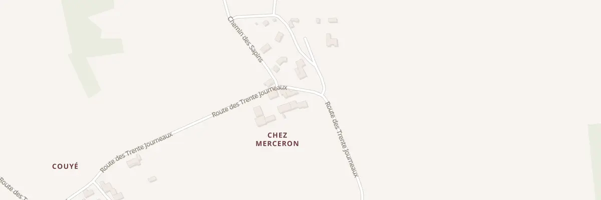Plan du 5092 Chez Merceron à Saint-Bonnet