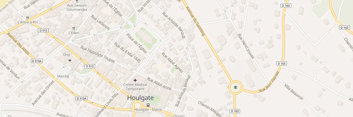 Plan du 7 Rue Abbé Agnez à Houlgate