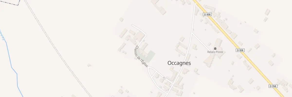 Plan du 93 Le Bourg à Occagnes