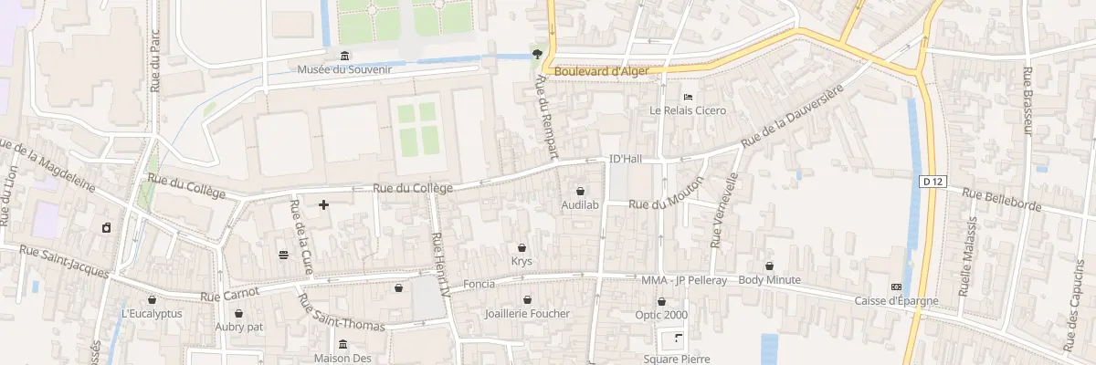 Plan du 9B Rue du Collège à La Flèche