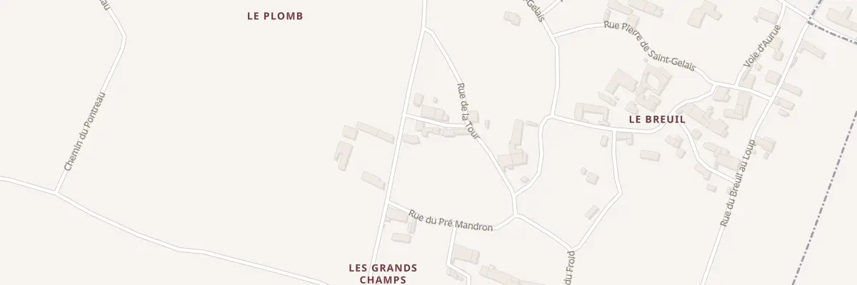 Plan du 5 Rue de la Forge à Verdille