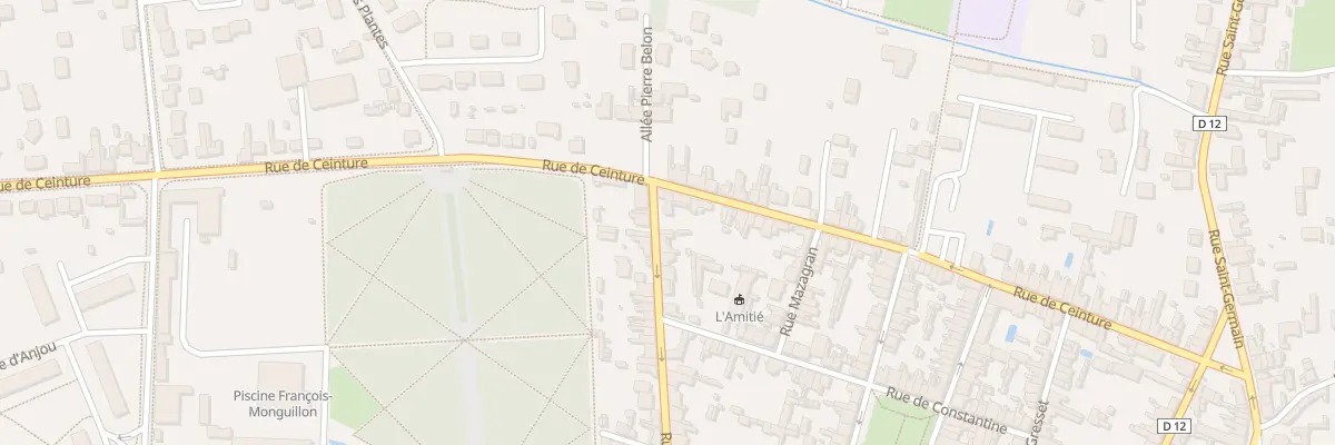 Plan du 62 Rue de la Paix à La Flèche