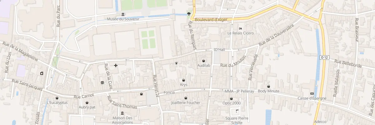 Plan du 13 Rue du Collège à La Flèche