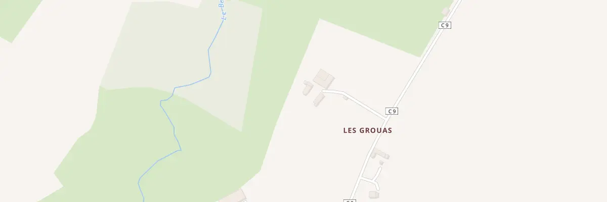 Plan du 5017 La Grouas à Tennie