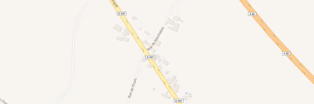 Plan du 158 Rte de Longué à Vivy