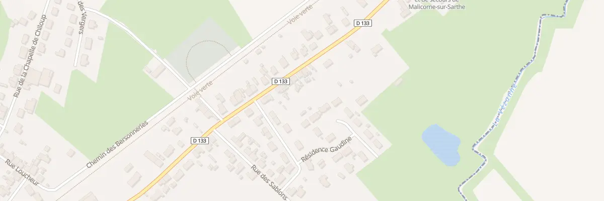 Plan du 68 Rue Bernard Palissy à Malicorne-sur-Sarthe