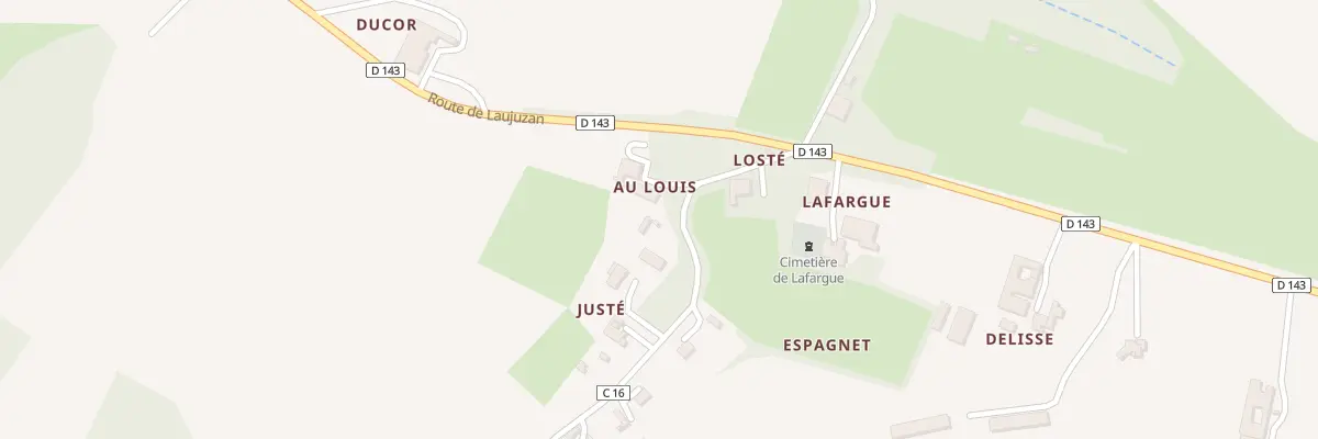 Plan du 5045 Espagnet à Caupenne-d’Armagnac