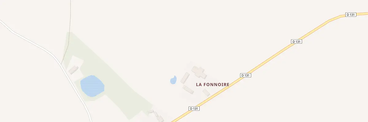 Plan du 1 La Fonnoire à Vasles