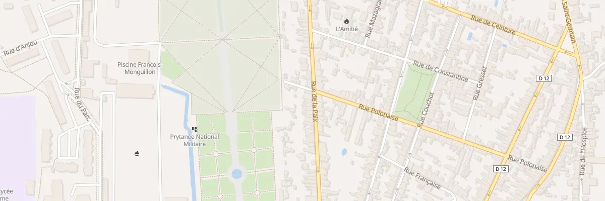Plan du 45 Rue de la Paix à La Flèche