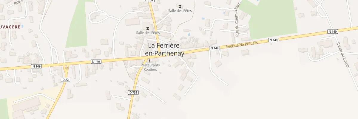 Plan du 2 Imp du Jardin Public à La Ferrière-en-Parthenay