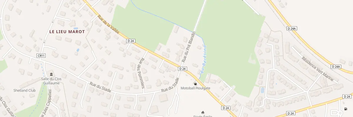 Plan du 37 Rue de la Vallée à Houlgate