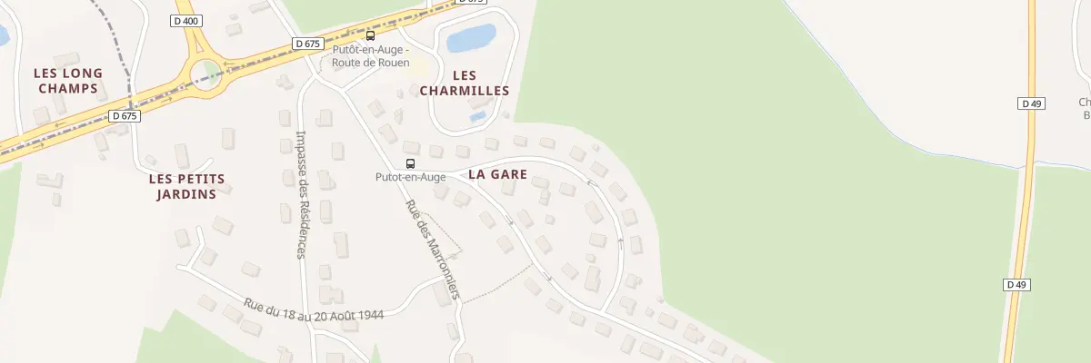 Plan du 5094 Les Gds Jardins à Putot-en-Auge